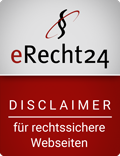 Disclaimer Haftungsausschluss nach eRecht24